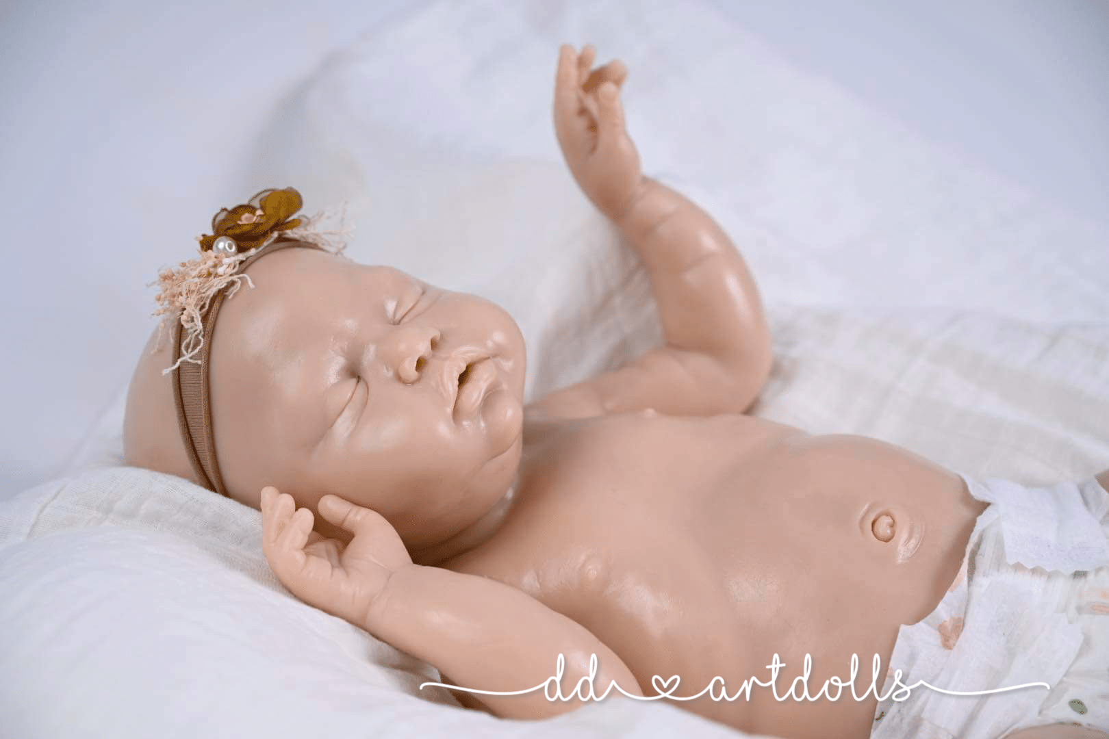 ♥ Thistleberry Babies Full Body Solid Silicone Baby Girl Beautifully Reborn  ♥